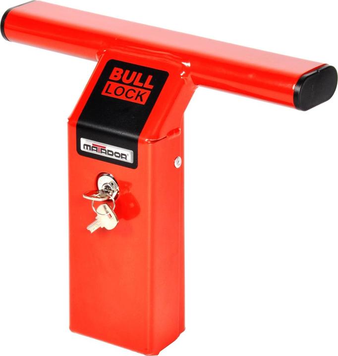 Actual product image Matador Load compartment lock Bull-Lock 2 Steel, powder-coated L410xW100xH260mm Weight 4.7 kg red