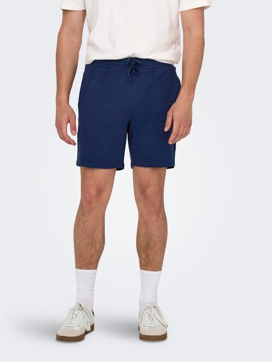 Actual product image Only & Sons Onskian Reg Seersucker Shorts (L)