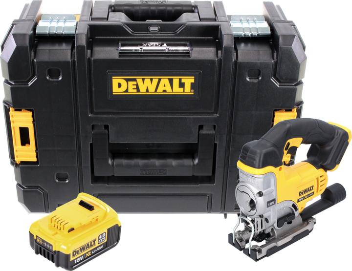 Productafbeelding DeWalt DCS 331 NT accu decoupeerzaag 18 V + 1x accu 4.0 Ah + TSTAK - zonder lader
