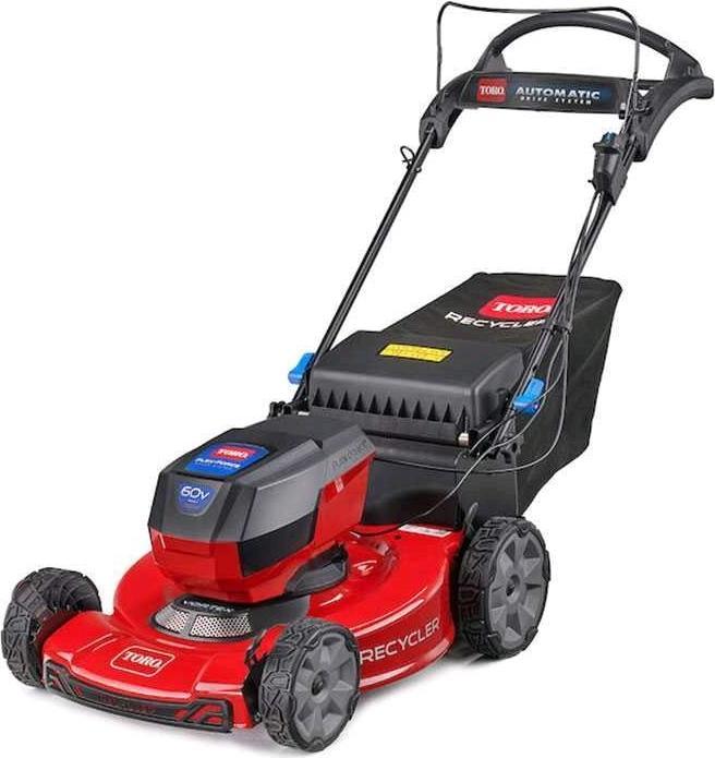 Image du produit Toro Tondeuse à gazon sans fil 60 V avec plateau de coupe Recycler 55 cm (Fonctionnement sur piles)