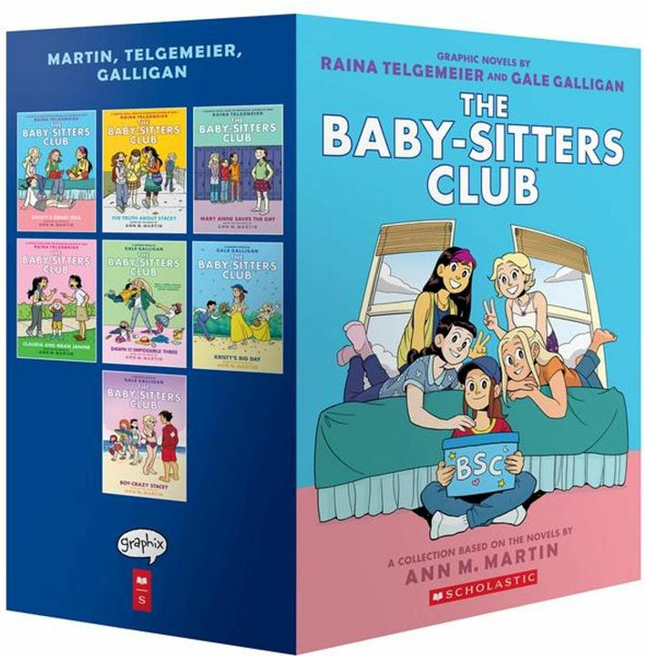 Produktbild The Baby-Sitters Club Graphic Novels #1-7: A Collection: Full-Color Edition (Englisch, Raina Telgemeier, Ann M. Martin, Gale Galligan, 2019)