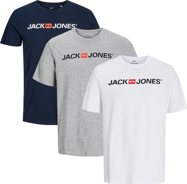 Immagine prodotto Jack & Jones 3er Pack Corp T-Shirt (L)