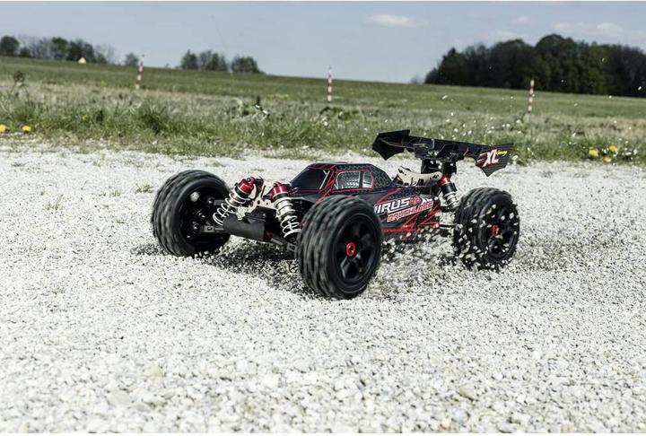 Actual product image Carson 1:8 Virus 4.2 XL 100% RTR schwarz/rot (RTR Ready-to-Run)