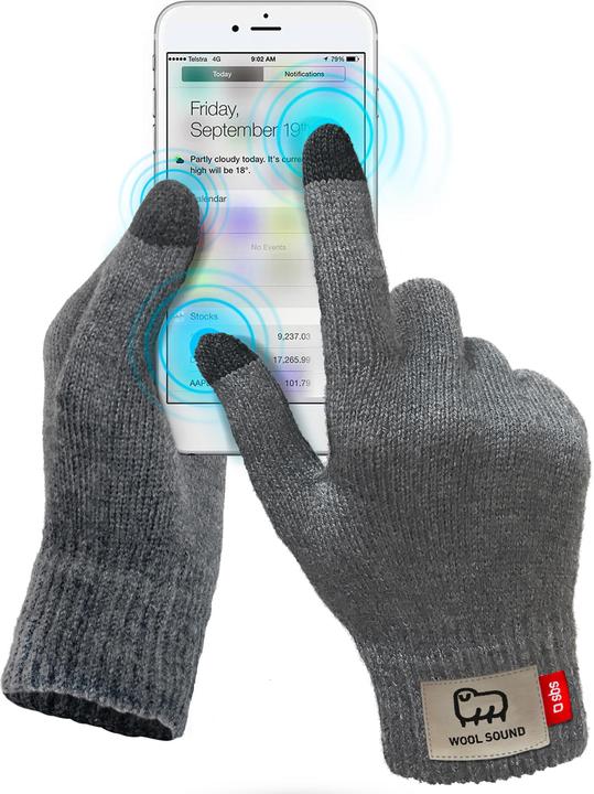 SBS Handschuhe Touchscreen Gr??e L f?r Smartphone (L)