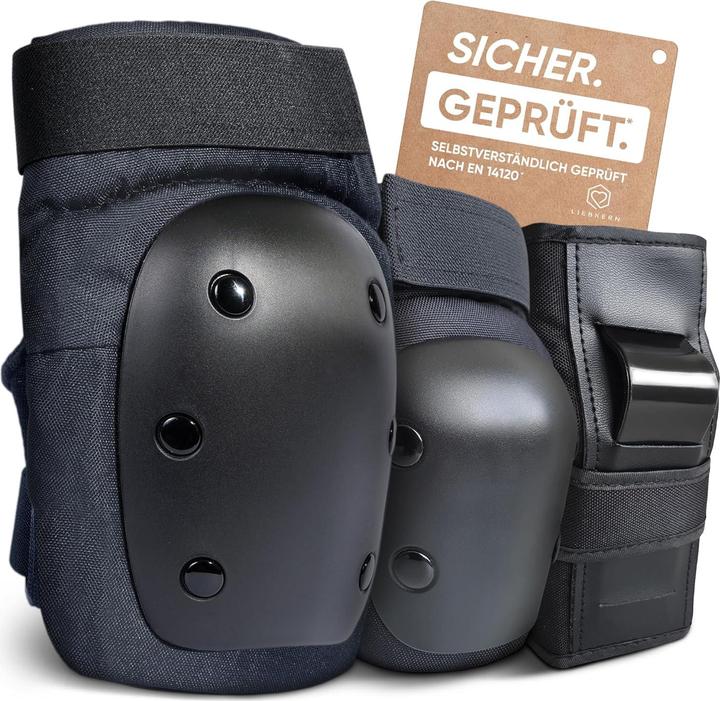 Image du produit Liebkern Skate Protektoren Set (S, Coudes, Protège-poignets, Genouillère, 6 pièces)