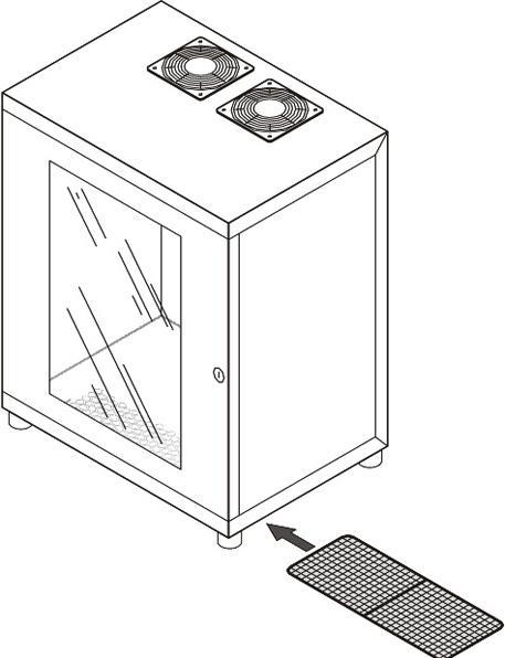 Image du produit Schroff Filtre à air pour boîtier mural 10" - SET DE SUPPORTS DE FILTRES EPCASE 10