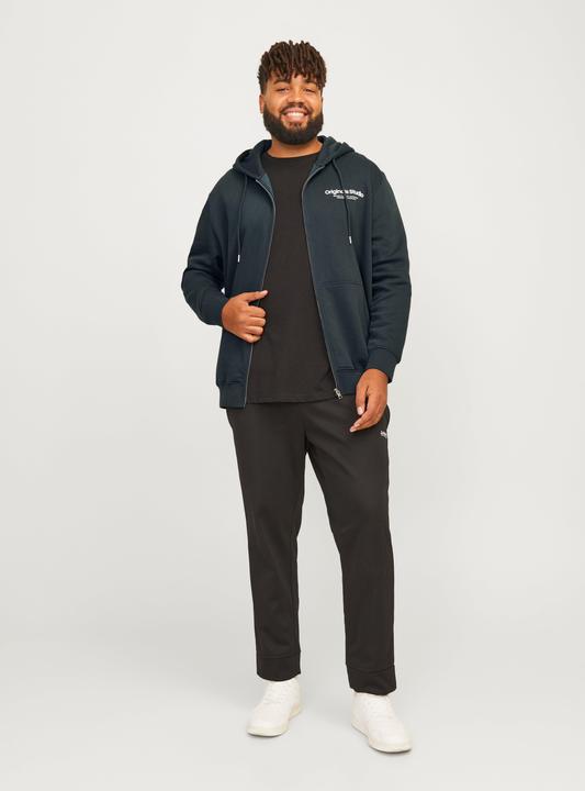 Immagine prodotto Jack & Jones Felpa con cappuccio stampata plus size con zip Felpa con cappuccio con zip (6XL)