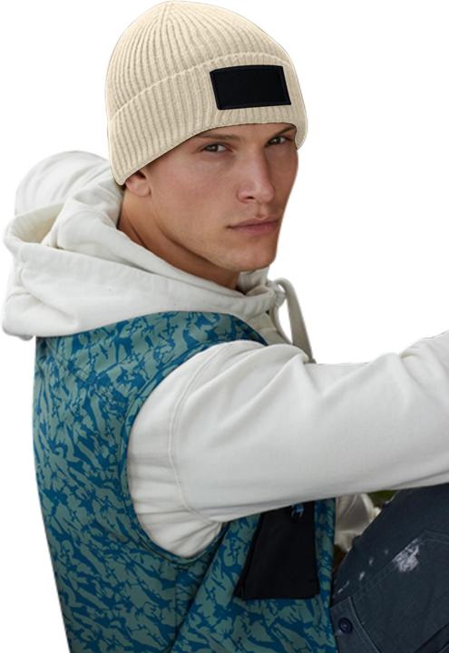 Actual product image Beechfield Fashion Cap Woven Patch (One size)