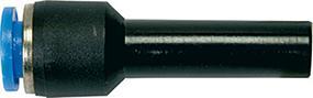 Produktbild Riegler Gerade Steckverbindung Blaue Serie 8/10 mm L1 46,8 mm (10 mm)