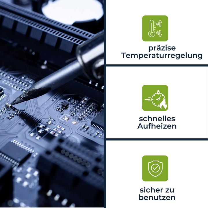 Produktbild Velleman Lötstation mit LCD und keramischem Heizkörper