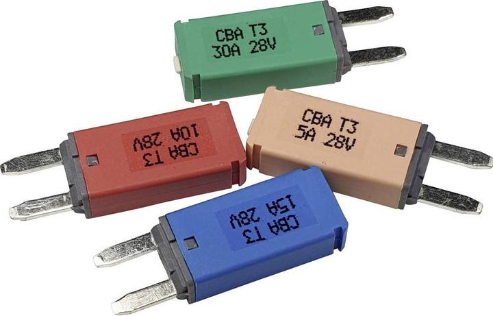 Actual product image Hansor Circuit Breaker Mini, type 3 Manual Reset, 5A CBA3 Series 5A fusea