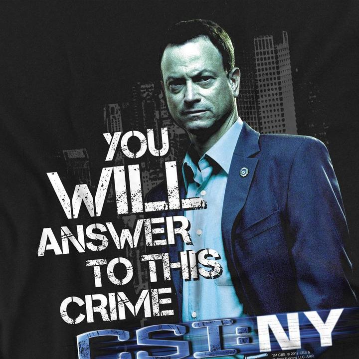 Immagine prodotto Csi: NY You Will Answer Maglietta Uomo (XL)
