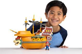 Produktbild Jakks Pacific Super Mario 2.5 Inch Deluxe Bowser"s Ship Playset