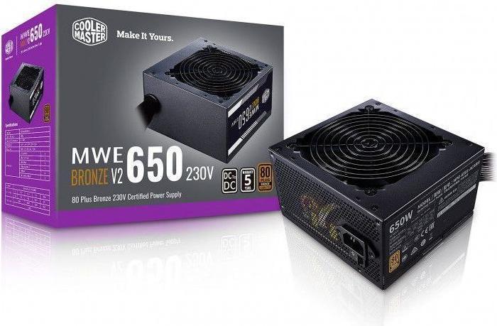 Actual product image Cooler Master MWE Bronze V2 (650 W)