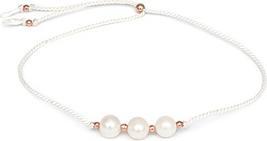 Actual product image Agato Beautiful string bracelet with pearls HE03R3RG-WH