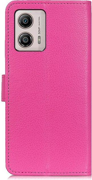 Actual product image MU Classic Litchi Leather Bookcover Series (Motorola Moto G13, Motorola Moto G23)