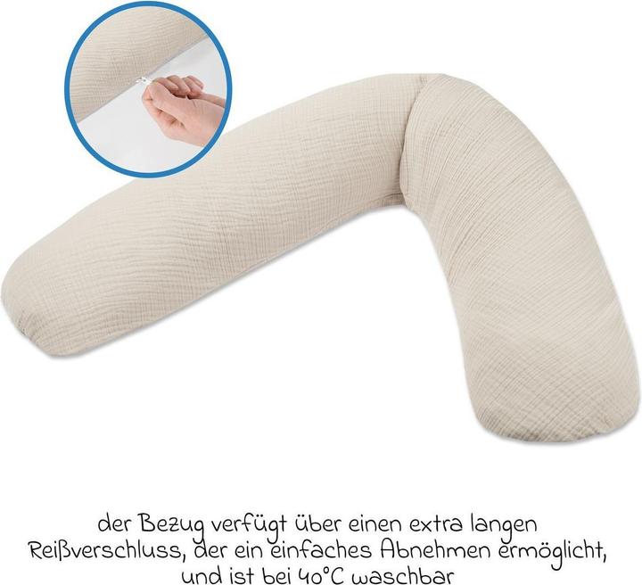 Produktbild Theraline Stillkissen Stillkissen Dodo Premium mit feiner Perlen-Füllung