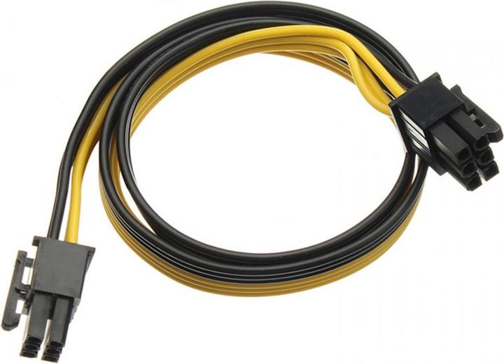 Immagine prodotto PowerGuard Cavo di alimentazione GPU PCI-E da 6 pin (maschio) a 6 pin (maschio) 0,5 m