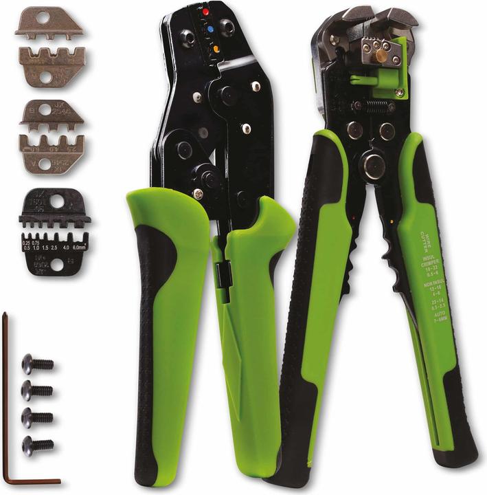 Quadrios 22T015 22T015 Crimpzangen-Set Aderendhülsen 0.25 bis 6mm²