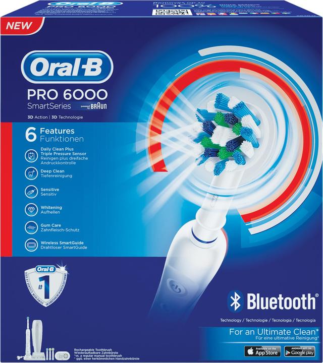 Actual product image Oral-B Pro 6000 SmartSeries (Oscillating toothbrush)