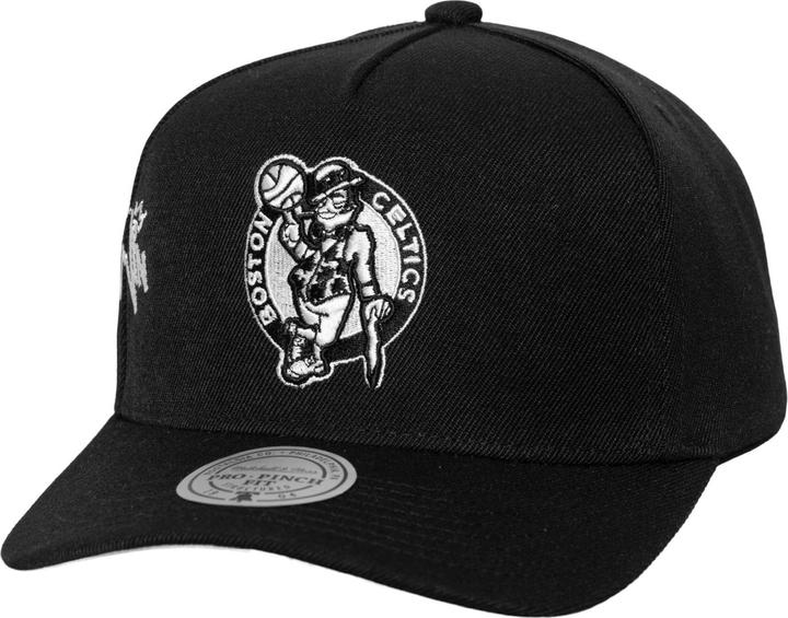 Actual product image Mitchell & Ness PRO Snapback Cap BORN TO WIN Boston Celtics