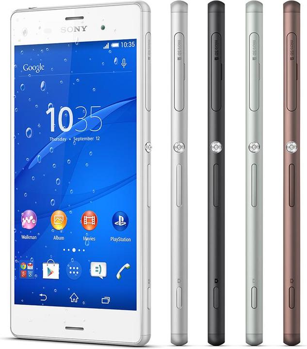 Actual product image Sony Xperia Z3 (16 GB, Black, 5.20", Single SIM, 20.70 Mpx, 4G)