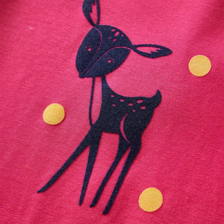 Immagine prodotto VidaXL Camicia a maniche lunghe per bambini rosa brillante 140,Materiale: 95 % cotone (140)