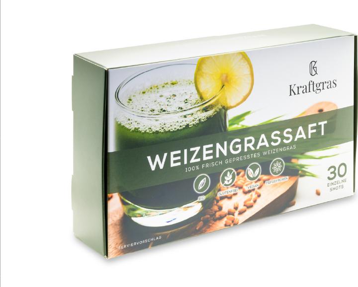 Actual product image Kraftgras Wheatgrass juice frozen (30 x 2.5 cl)