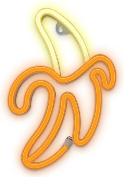 Image du produit Forever Light Néon LED BANANA blanc jaune Chauve-souris + USB FLNE10