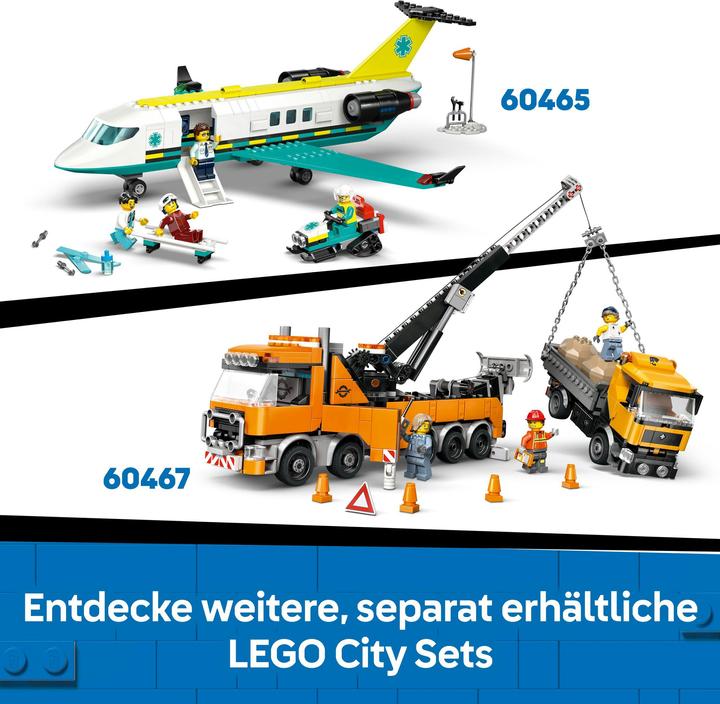 Produktbild LEGO Gelber Bulldozer mit Frontlader (60466, LEGO City)