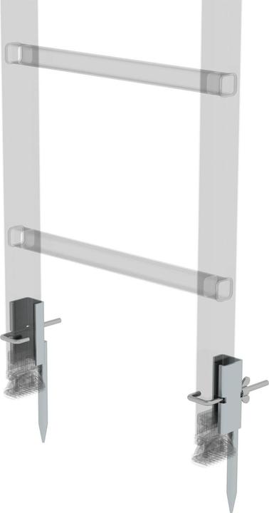 Produktbild Munk Erdspitzen für Leitern ab Baujahr 2005 mit nivello-Leiterschuh (Gerüst, 24 cm)