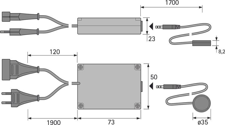 Actual product image Halemeier Touch switch MagicSwitch