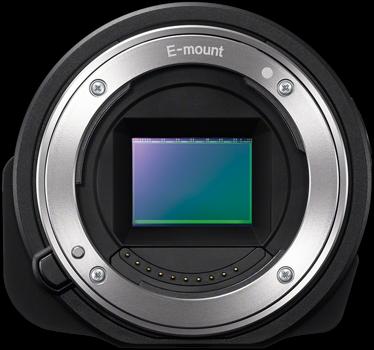 Actual product image Sony ILCE-QX1 SmartShot camera incl. 16-50mm E Mount lens (20.10 Mpx, APS-C / DX)