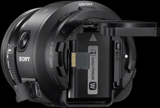 Actual product image Sony ILCE-QX1 SmartShot camera incl. 16-50mm E Mount lens (20.10 Mpx, APS-C / DX)