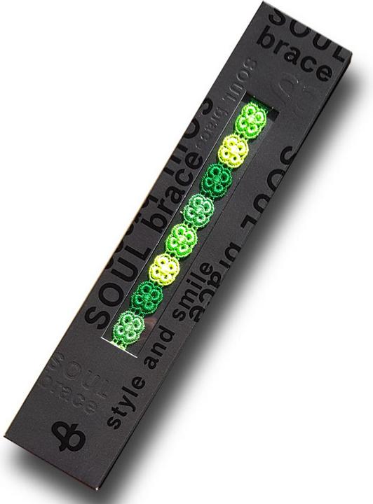 Immagine prodotto Soulbrace braccialetto Flower Power (26 cm, Ricamo tessile)
