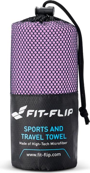 Actual product image Fit-Flip Mikrofaser Handtuch schnelltrocknend mit Tasche 40x80cm (40 x 80 cm)