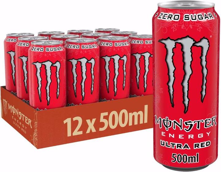 Actual product image Monster Energy Ultra Red (12 x 50 cl)