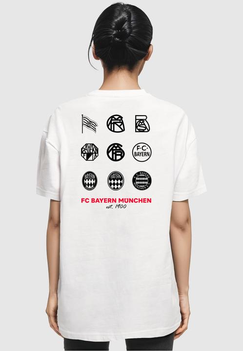 Immagine prodotto FC Bayern München Maglietta da donna Logo History Oversized Boyfriend Tee - 118307 (4XL)
