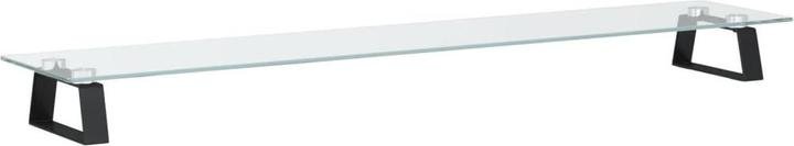 Produktbild VidaXL Monitorständer Schwarz 100x20x8 cm Hartglas und