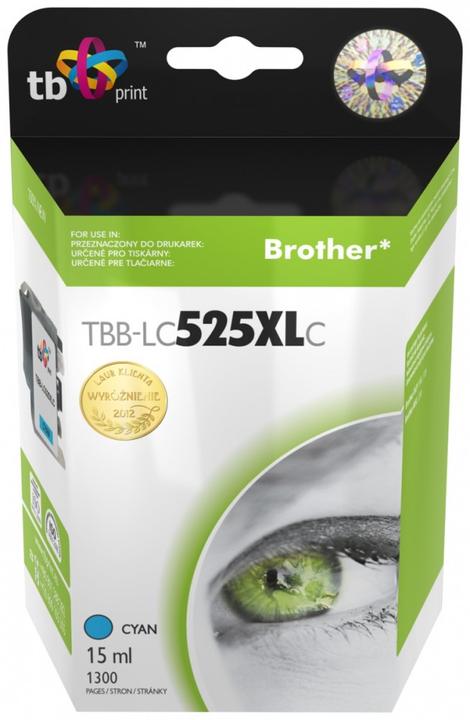 Actual product image Tusz do Brother LC529/539TBB-LC525XLC CY (C)