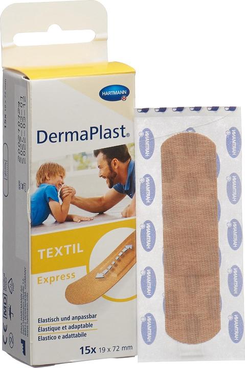 Actual product image DermaPlast Textile plaster (15 x)