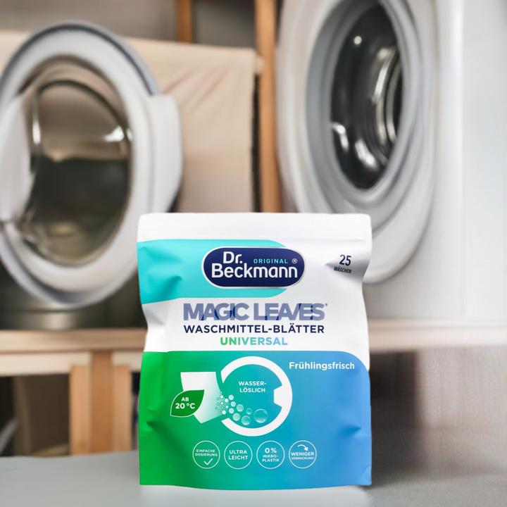 Produktbild Dr. Beckmann Magieblätter, Waschbeschwerden, 25 Stücke (25 Waschgänge, Waschpulver)