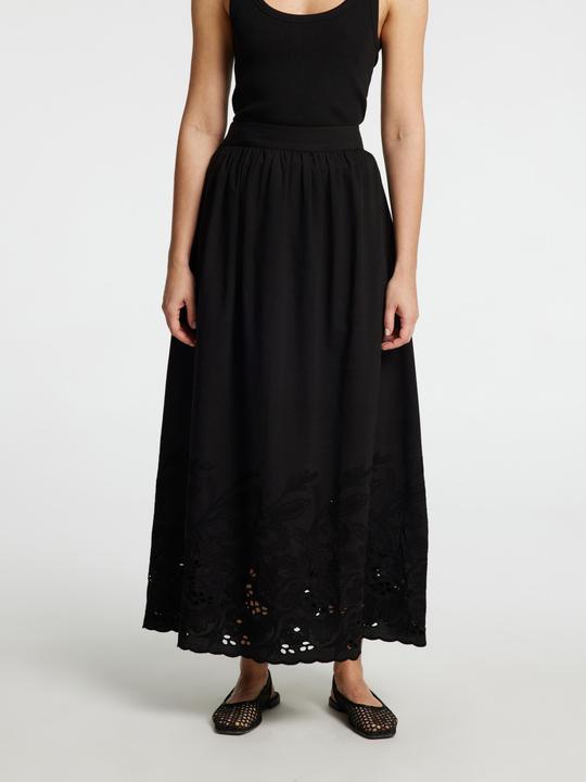 Actual product image Selected Femme Broderie Anglaise Maxirock (34)