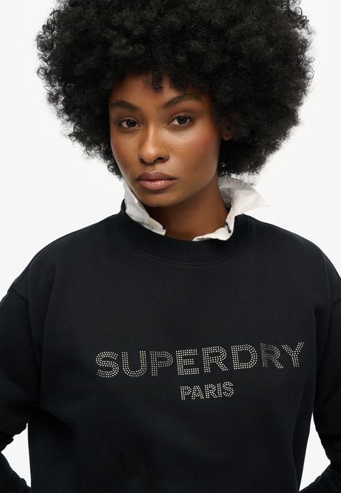 Immagine prodotto Superdry Lockeres Sport Luxe Sweatshirt mit Rundhalsausschnitt (16)