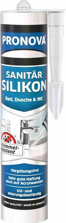 Produktbild Pronova Sanitär-Silikon (0.36 kg, Weiss, 300 ml)