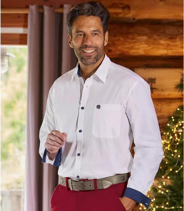 Produktbild Atlas For Men Weisses Popelinhemd (R) (4XL)
