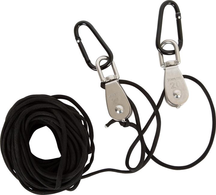 Actual product image small foot Pulley with bucket