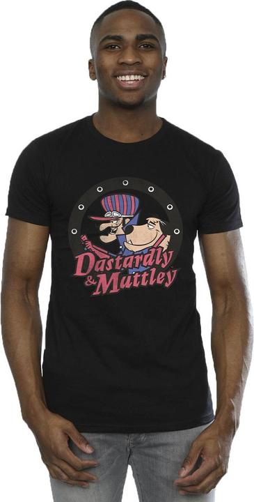 Actual product image Universal Textiles Mens Dastardly And Mutley Circle T-Shirt (4XL)