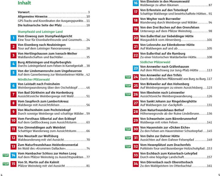 Nährwerte und Zutaten Pfälzerwald und Deutsche Weinstrasse. Wandern & Einkehren (Deutsch, Jörg-Thomas Titz, 2023)