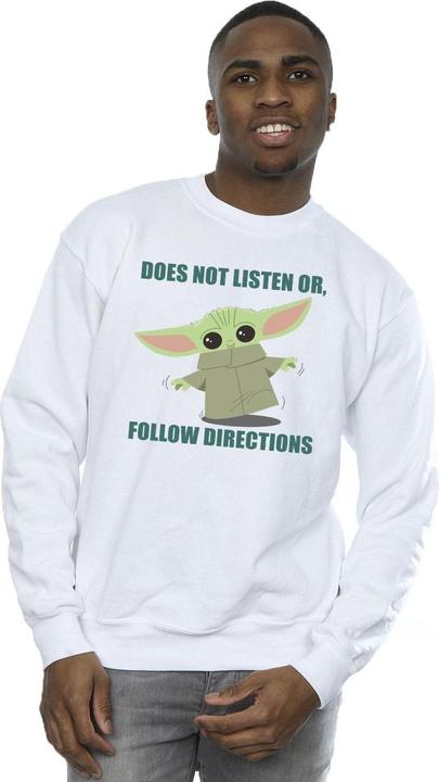 Produktbild Star Wars The Mandalorian Grogu Does Not Listen Sweatshirt (M)